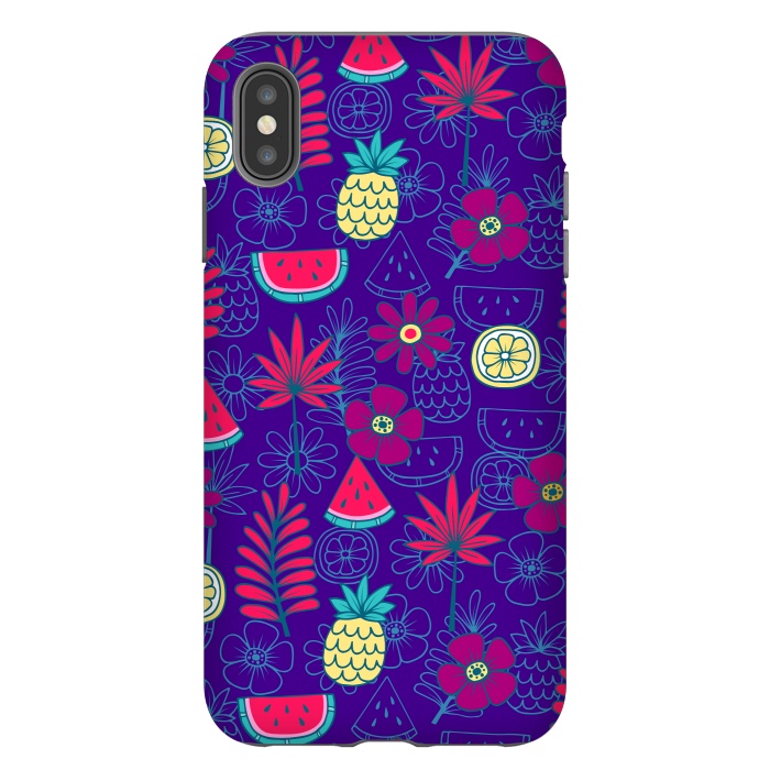 iPhone Xs Max StrongFit Tropical Watermelons by ArtsCase