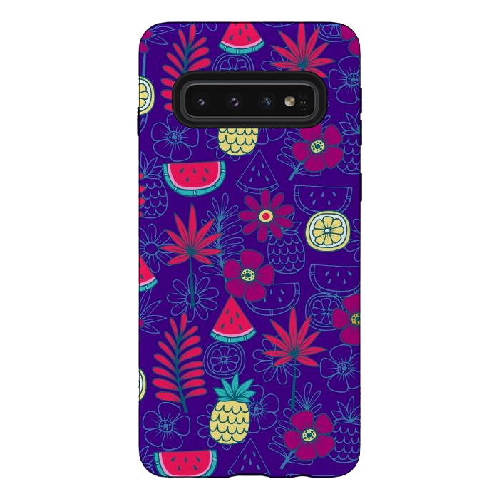 Galaxy S10 StrongFit Tropical Watermelons by ArtsCase
