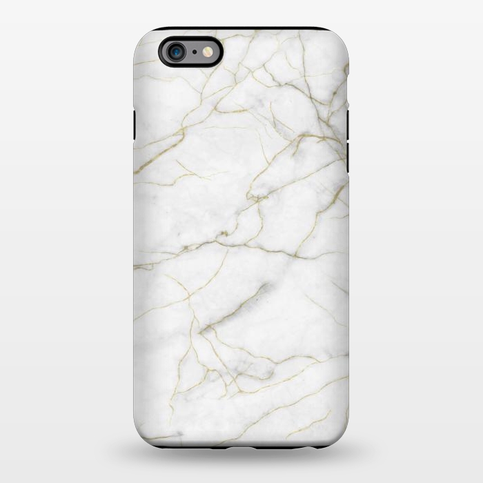 iPhone 6/6s plus StrongFit White and gold marble by Jms