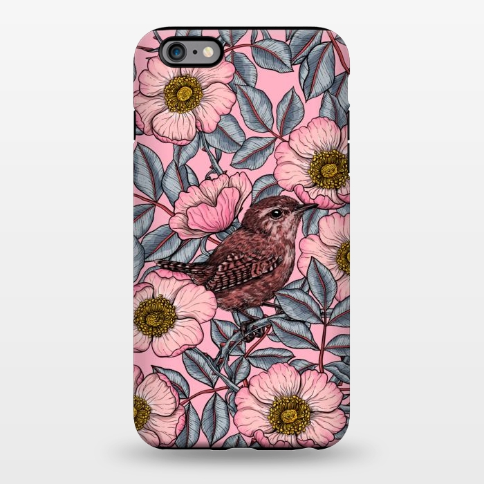 iPhone 6/6s plus StrongFit Wrens in the roses by Katerina Kirilova