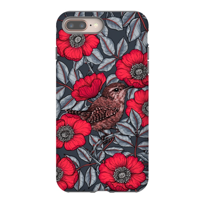 iPhone 7 plus StrongFit Wrens in the roses 2 by Katerina Kirilova