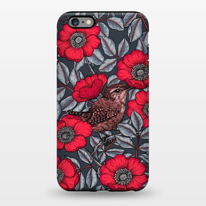 iPhone 6/6s plus StrongFit Wrens in the roses 2 by Katerina Kirilova