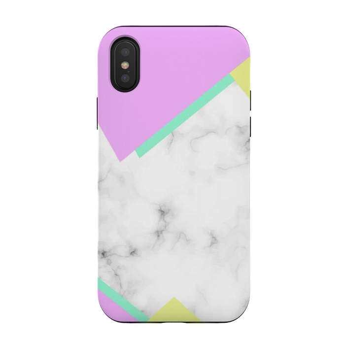 iPhone Xs / X StrongFit Pop-Art Marble by ArtsCase