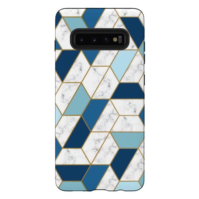 Galaxy S10 plus StrongFit Ocean Marble 051 by ArtsCase