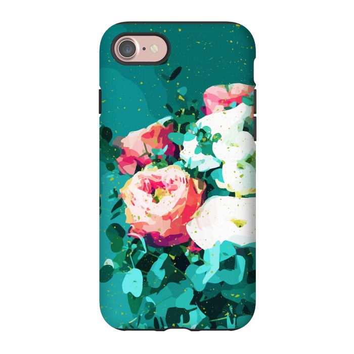 iPhone 7 StrongFit Floral & Confetti by Uma Prabhakar Gokhale