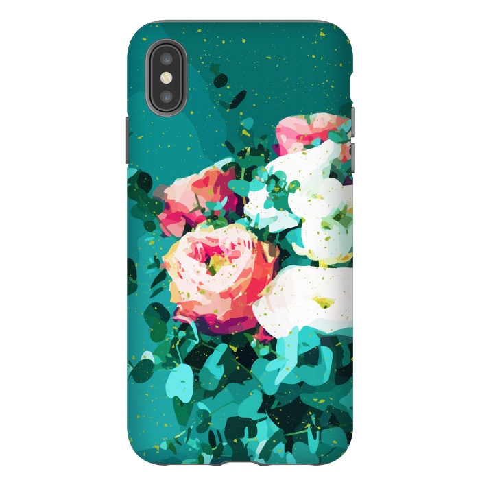 iPhone Xs Max StrongFit Floral & Confetti by Uma Prabhakar Gokhale
