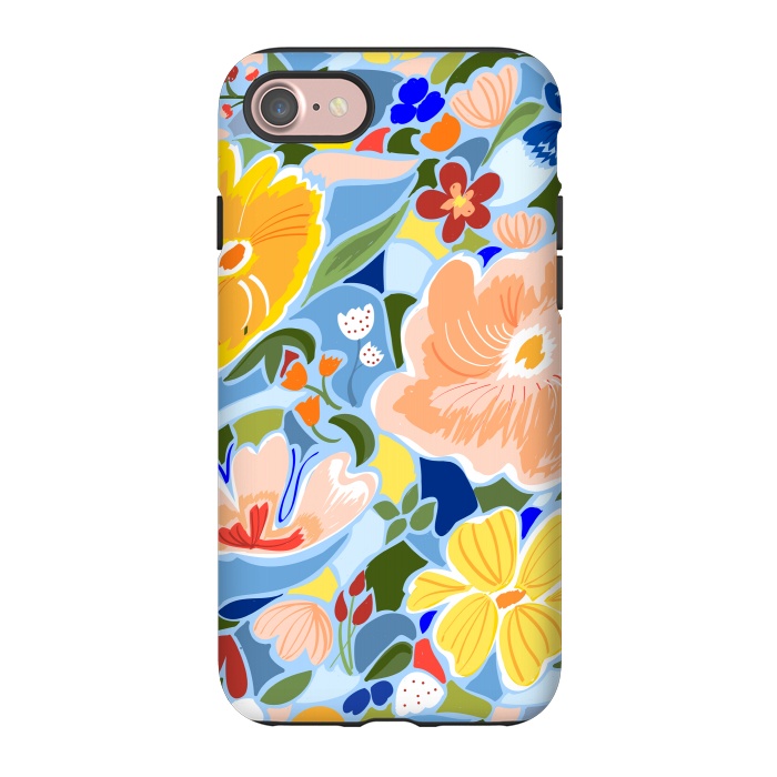 iPhone 7 StrongFit Summery Floral by Uma Prabhakar Gokhale
