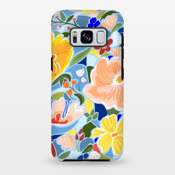 Galaxy S8 plus StrongFit Summery Floral by Uma Prabhakar Gokhale