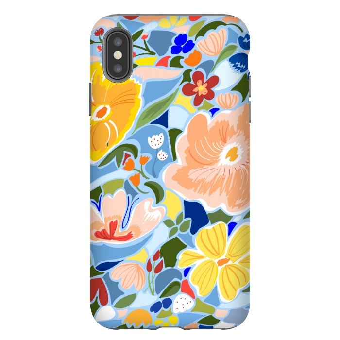 iPhone Xs Max StrongFit Summery Floral by Uma Prabhakar Gokhale