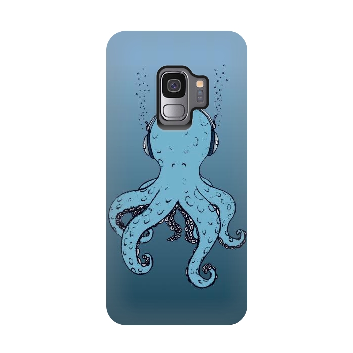 Galaxy S9 StrongFit Kind of Blue by Mangulica