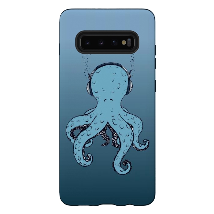 Galaxy S10 plus StrongFit Kind of Blue by Mangulica