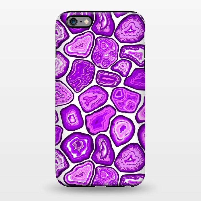 iPhone 6/6s plus StrongFit Purple agate slices by Katerina Kirilova