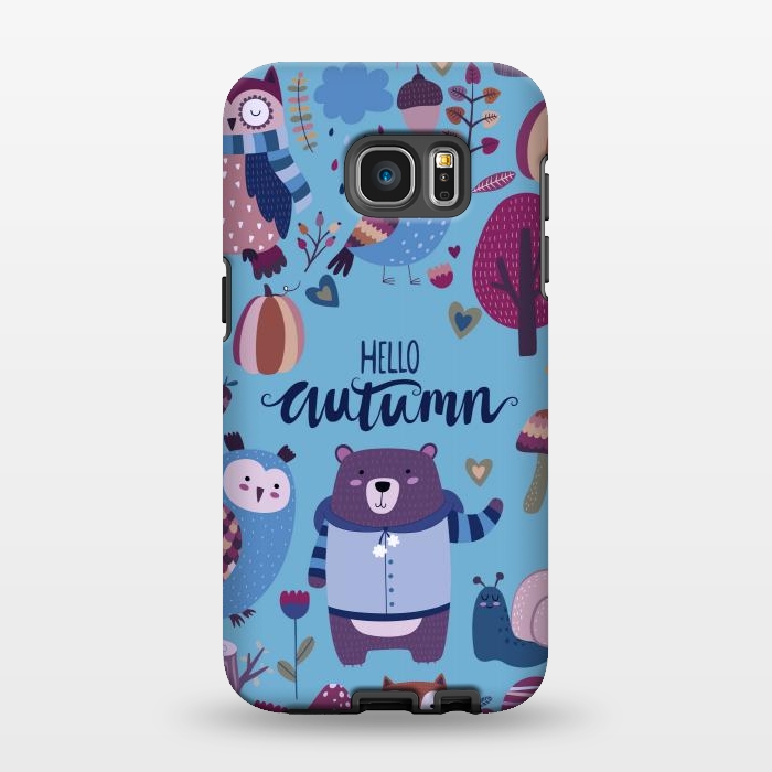 Galaxy S7 EDGE StrongFit Autumn In Cold Colors by ArtsCase
