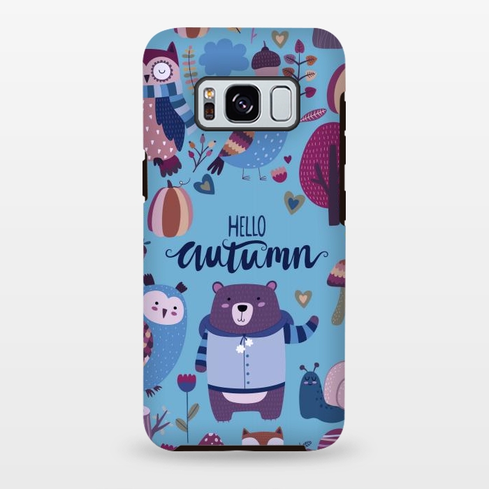 Galaxy S8 plus StrongFit Autumn In Cold Colors by ArtsCase