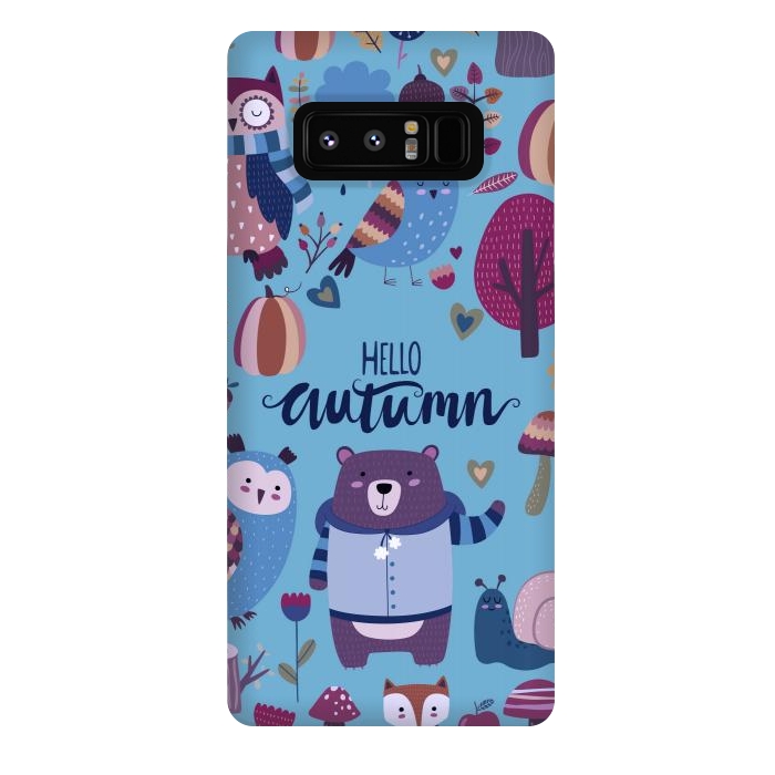 Galaxy Note 8 StrongFit Autumn In Cold Colors by ArtsCase