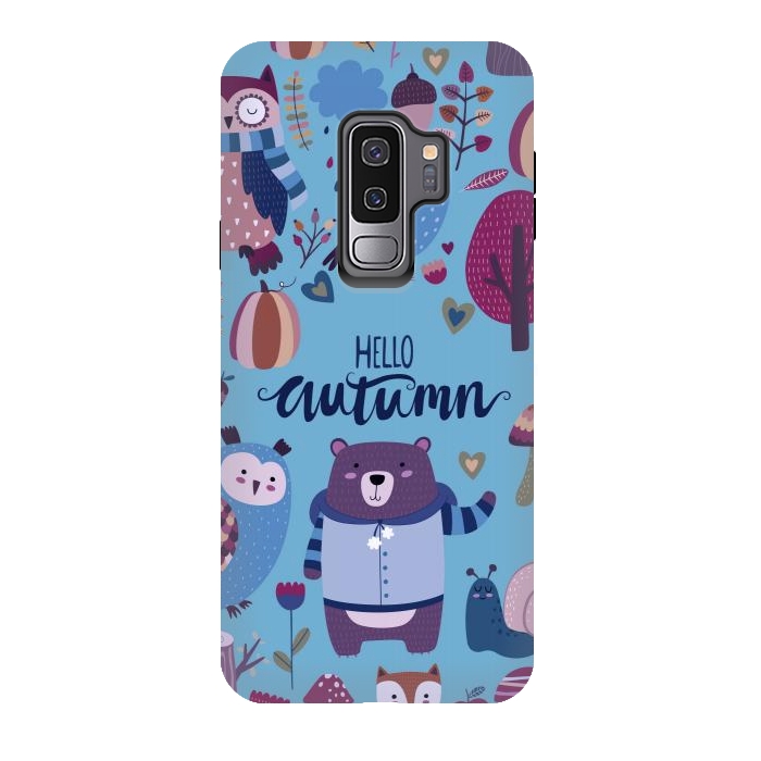 Galaxy S9 plus StrongFit Autumn In Cold Colors by ArtsCase