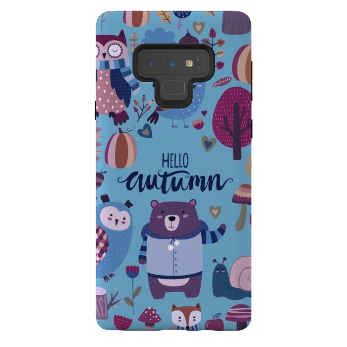 Galaxy Note 9 StrongFit Autumn In Cold Colors by ArtsCase