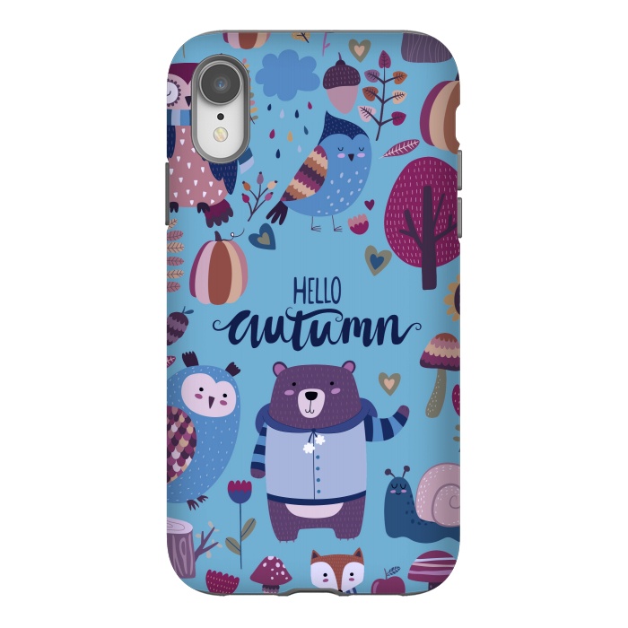iPhone Xr StrongFit Autumn In Cold Colors by ArtsCase