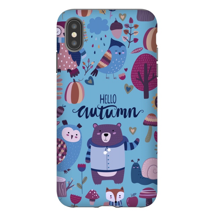 iPhone Xs Max StrongFit Autumn In Cold Colors by ArtsCase