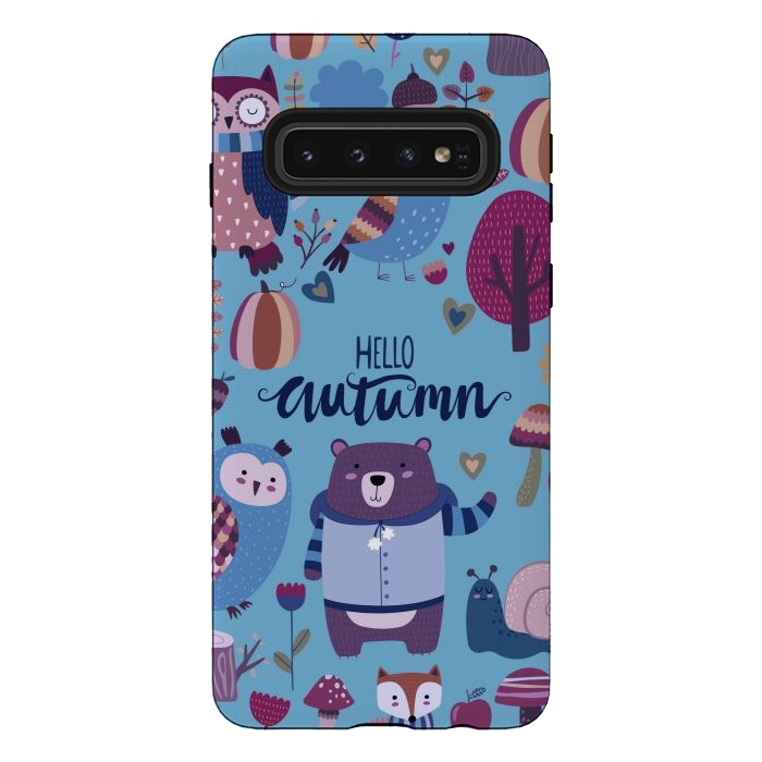 Galaxy S10 StrongFit Autumn In Cold Colors by ArtsCase