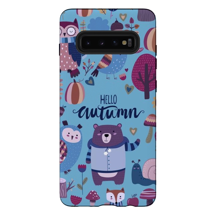 Galaxy S10 plus StrongFit Autumn In Cold Colors by ArtsCase