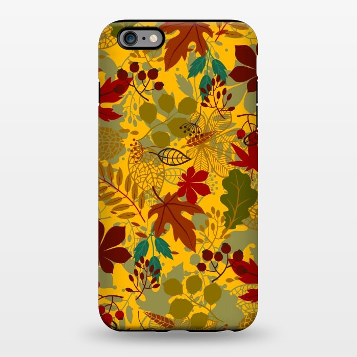 iPhone 6/6s plus StrongFit Leaves In Earth Tones Fall by ArtsCase