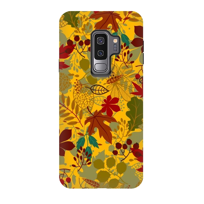 Galaxy S9 plus StrongFit Leaves In Earth Tones Fall by ArtsCase