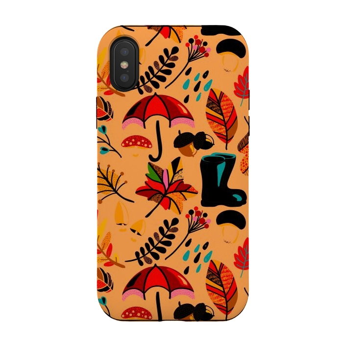 iPhone Xs / X StrongFit Fall The Leaves That The Wind Will Take by ArtsCase