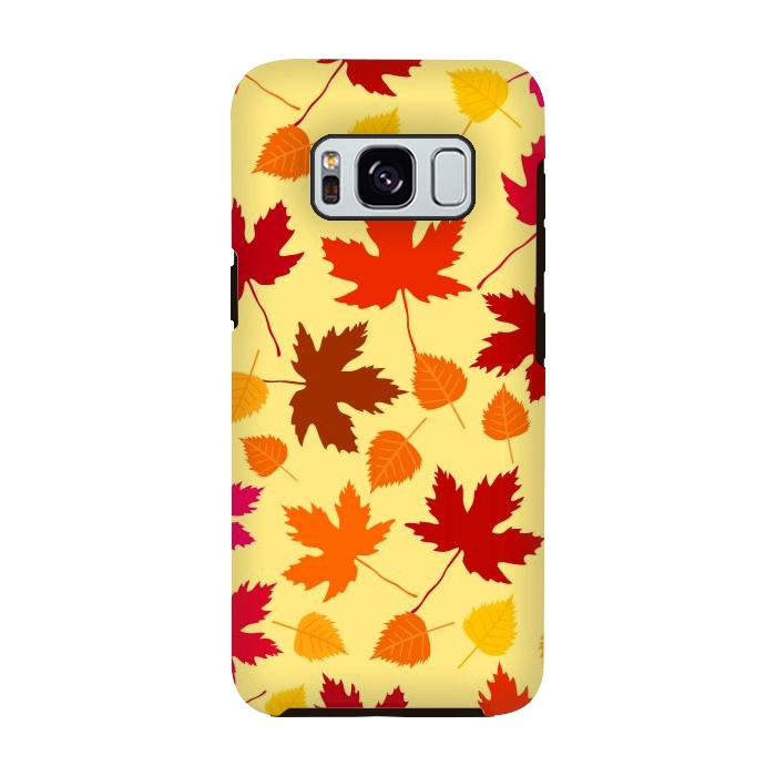 Galaxy S8 StrongFit Autumn Comes Covering The Leaves by ArtsCase