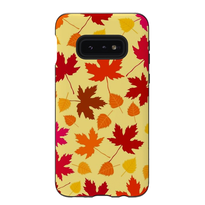 Galaxy S10e StrongFit Autumn Comes Covering The Leaves by ArtsCase