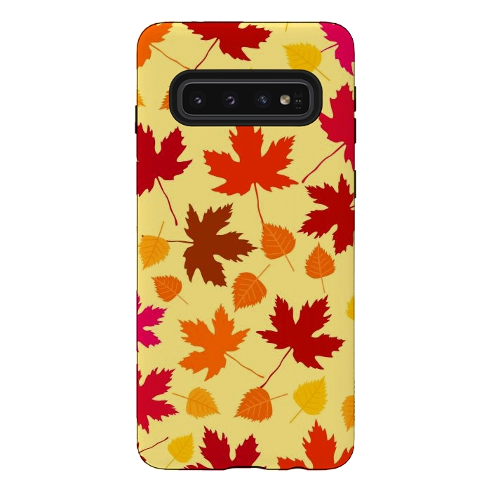 Galaxy S10 StrongFit Autumn Comes Covering The Leaves by ArtsCase