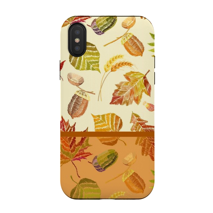 iPhone Xs / X StrongFit Nuts For Autumn by ArtsCase