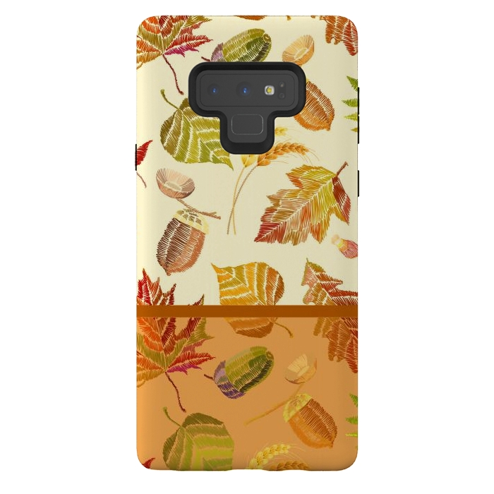 Galaxy Note 9 StrongFit Nuts For Autumn by ArtsCase