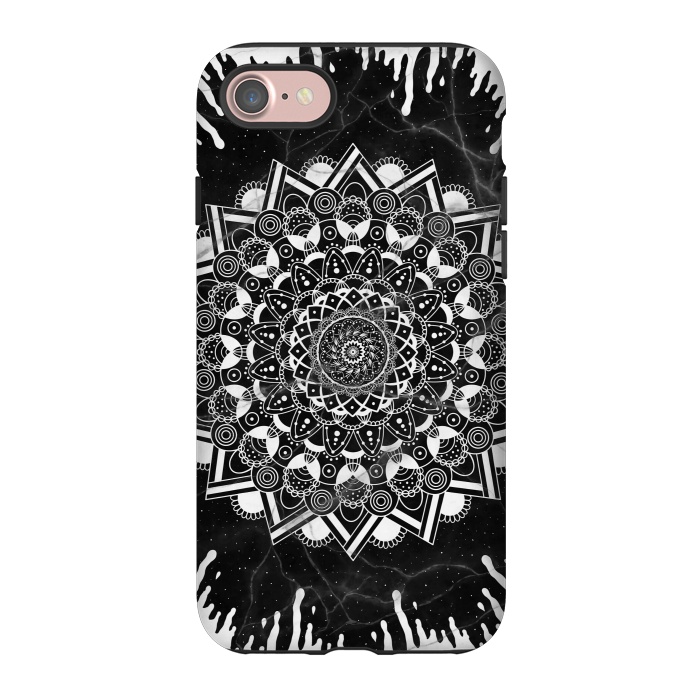 iPhone 7 StrongFit Balck and white mandala by Jms