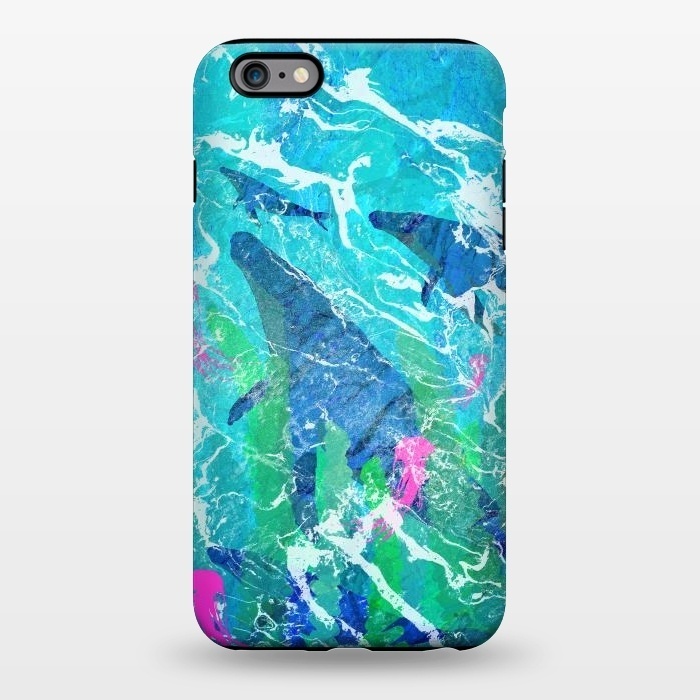 iPhone 6/6s plus StrongFit Ocean whales by Steve Wade (Swade)
