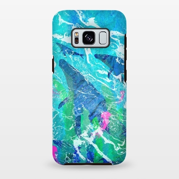 Galaxy S8 plus StrongFit Ocean whales by Steve Wade (Swade)