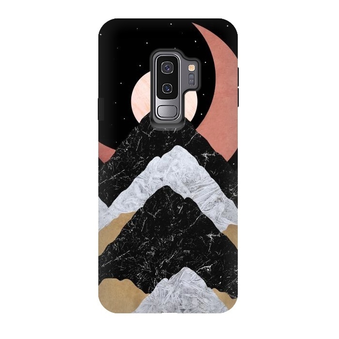 Galaxy S9 plus StrongFit The crescent moon by Steve Wade (Swade)
