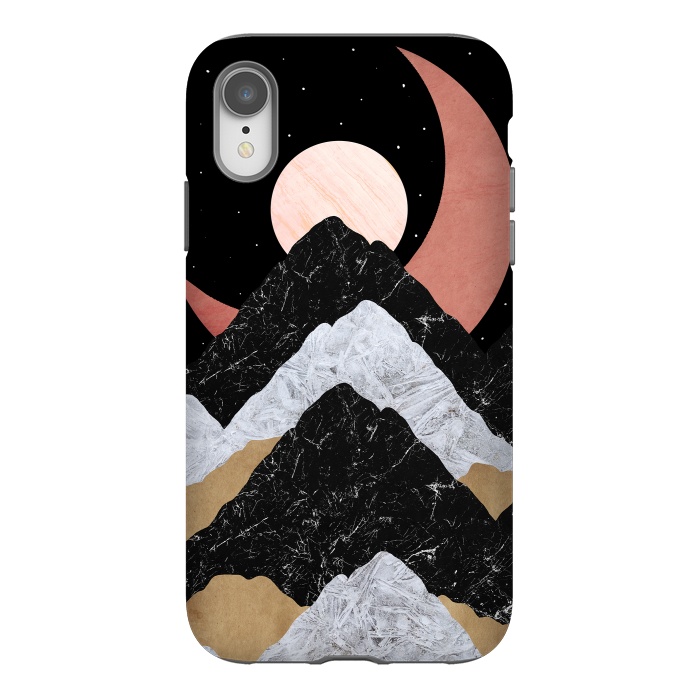 iPhone Xr StrongFit The crescent moon by Steve Wade (Swade)