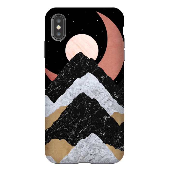 iPhone Xs Max StrongFit The crescent moon by Steve Wade (Swade)
