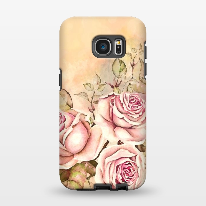 Galaxy S7 EDGE StrongFit Sweet Rosa by Creativeaxle