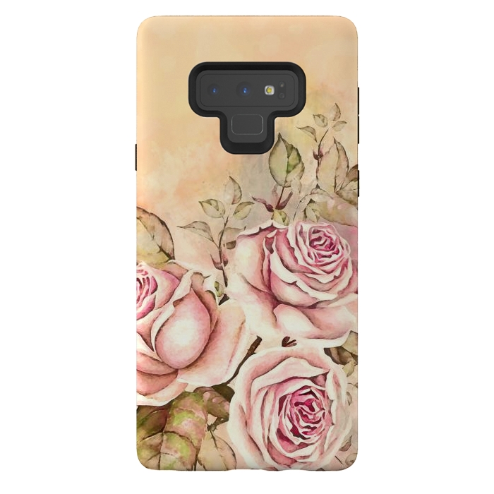 Galaxy Note 9 StrongFit Sweet Rosa by Creativeaxle