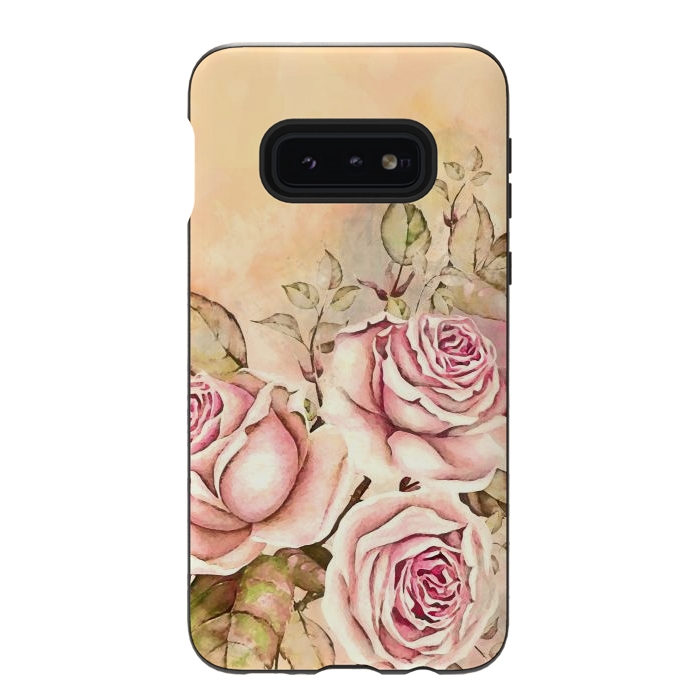 Galaxy S10e StrongFit Sweet Rosa by Creativeaxle