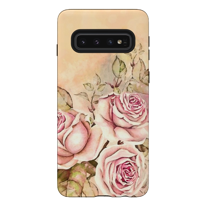 Galaxy S10 StrongFit Sweet Rosa by Creativeaxle