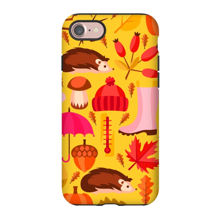 iPhone 7 StrongFit Autumn Animals And Fruits by ArtsCase