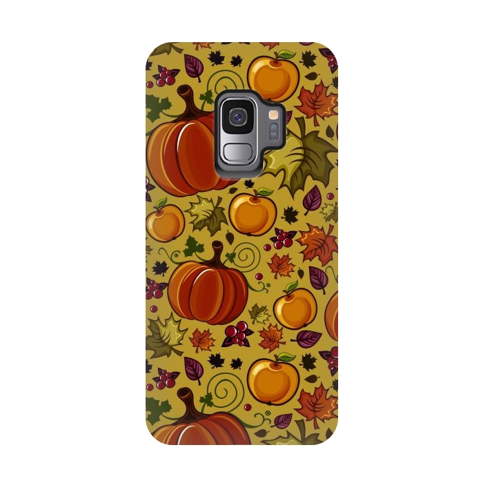 Galaxy S9 StrongFit Pumpkin, Autumn Rich Pumpkin by ArtsCase