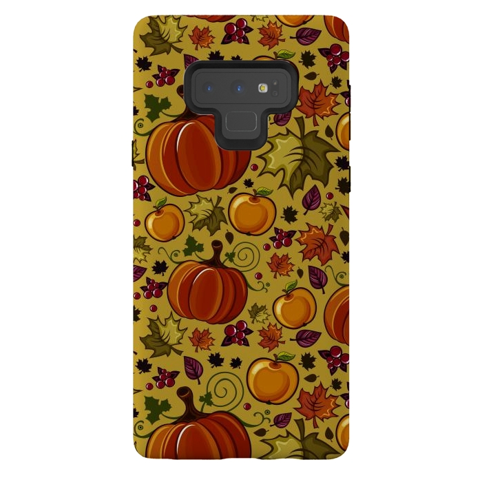 Galaxy Note 9 StrongFit Pumpkin, Autumn Rich Pumpkin by ArtsCase