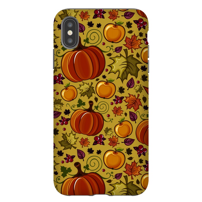 iPhone Xs Max StrongFit Pumpkin, Autumn Rich Pumpkin by ArtsCase