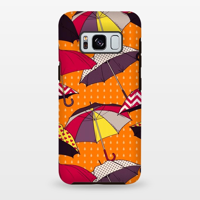 Galaxy S8 plus StrongFit Beautiful Umbrellas For Autumn by ArtsCase