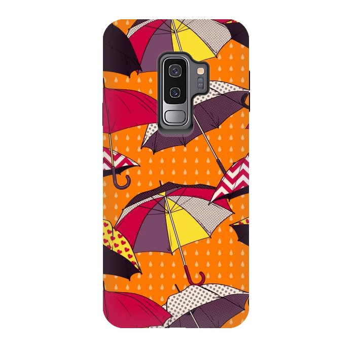 Galaxy S9 plus StrongFit Beautiful Umbrellas For Autumn by ArtsCase