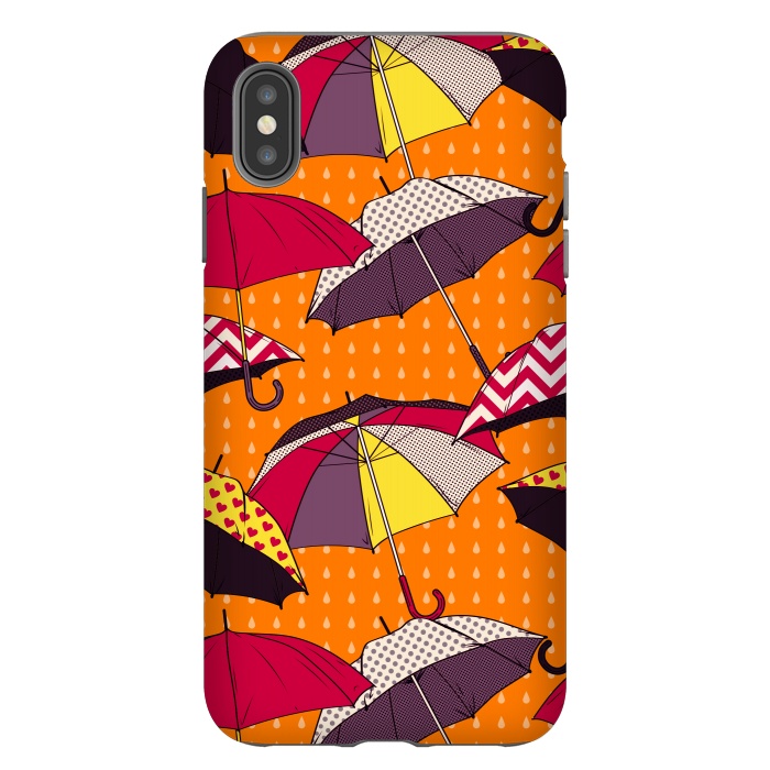 iPhone Xs Max StrongFit Beautiful Umbrellas For Autumn by ArtsCase